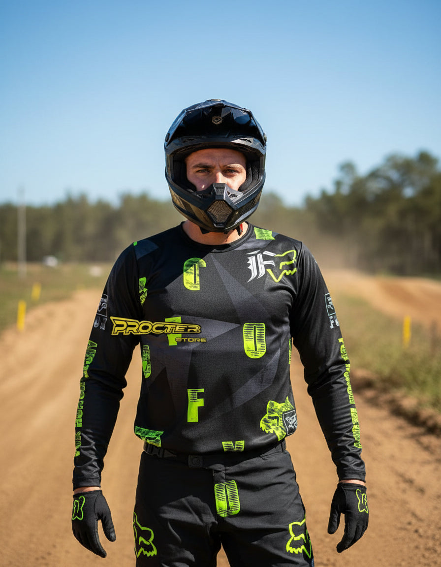 Buzo Manga Larga Mtb Motocross Bicicross Jersey Ciclismo