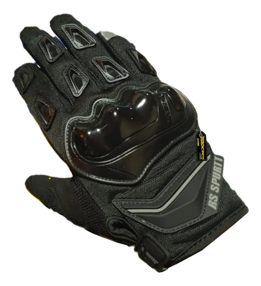 Guantes Rs Spurtt Táctiles Con Protección En Nudillos Moto