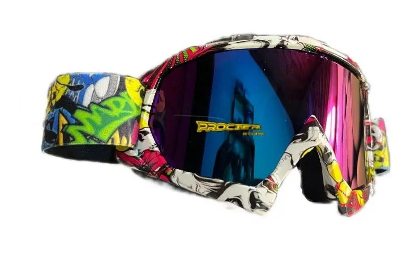 Gafas Tipo Cross Para Casco Cross Moto Bicicleta Deportes