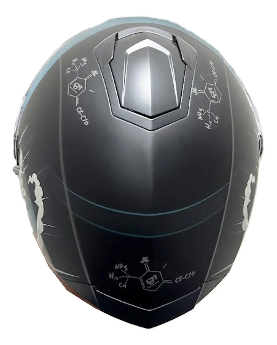 Casco Integral Moto Xecuro Doble Visor Certificado Gafas