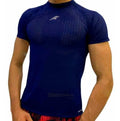 Camiseta En Malla Deportiva Slim Fit Manga Corta Gimnasio