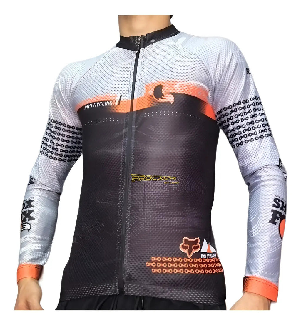 Jersey Ciclismo Maillot Manga Larga Ruta Mtb Colombia Camisa