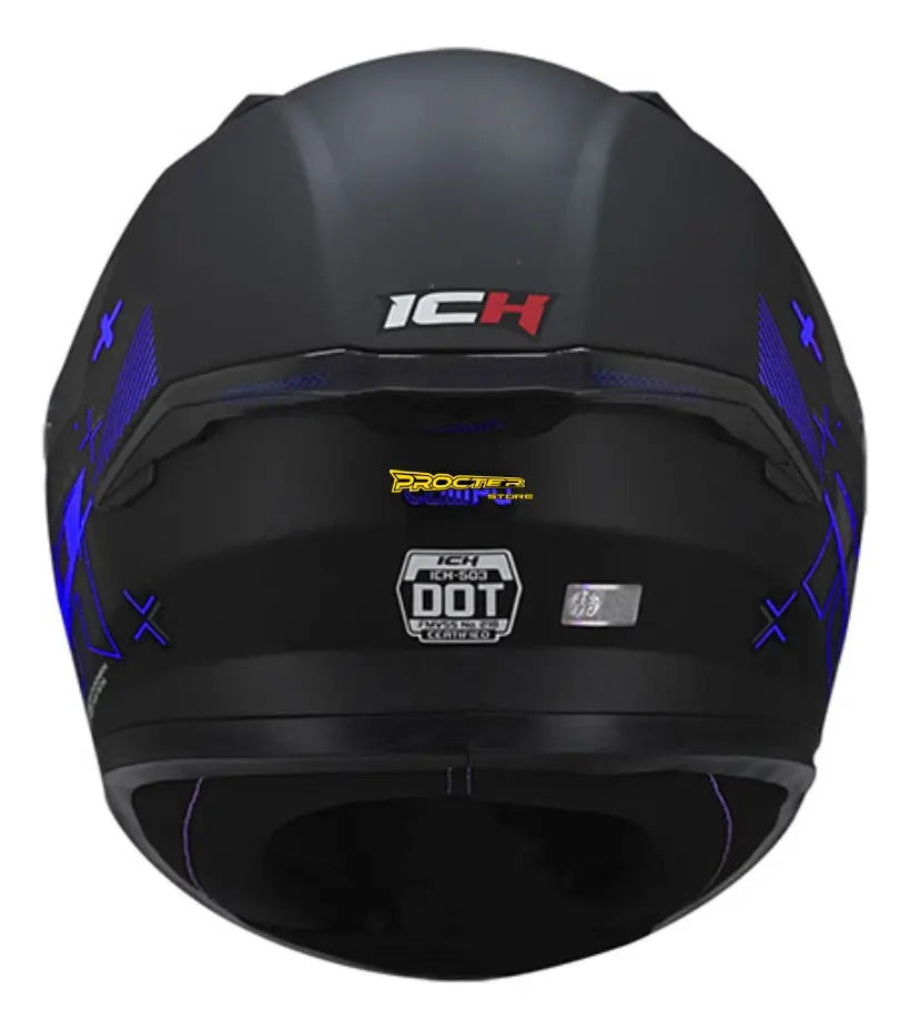 Casco Ich 503 Mujer Hombre Diseño Integral Certificado