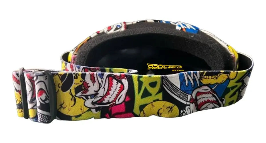 Gafas Tipo Cross Para Casco Cross Moto Bicicleta Deportes