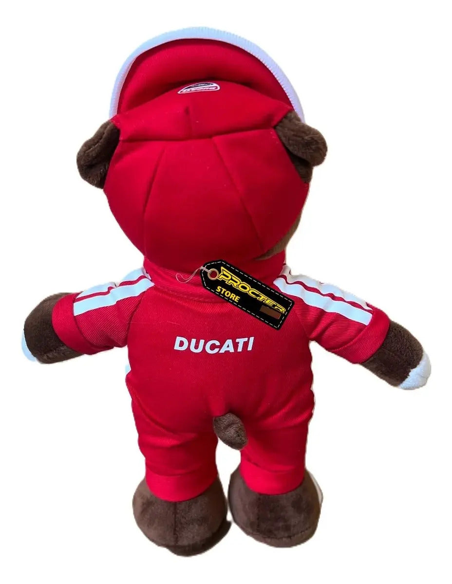 Oso De Peluche Motero Motocicleta Modelo Lona