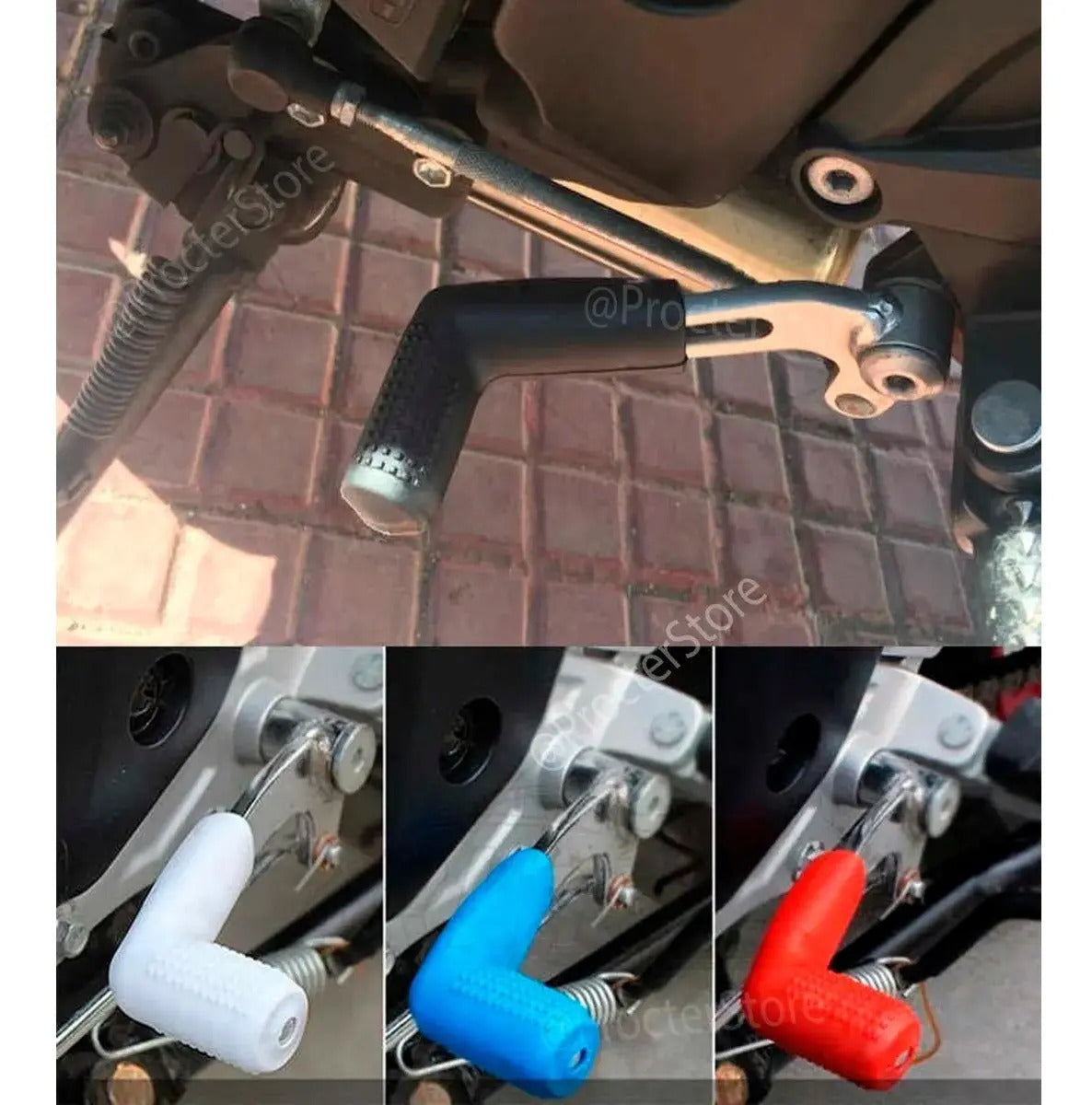 Protector De Silicona / Palanca De Cambios De Moto Pata