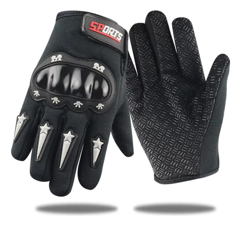 Guantes Con Proteccion Niño Biciceta Moto Deportes Patineta
