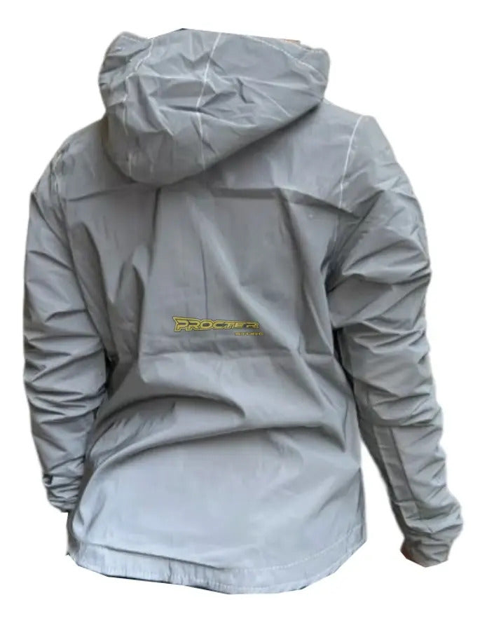 Chaqueta Moto 100% Reflectiva Y Doble Faz Cortavientos