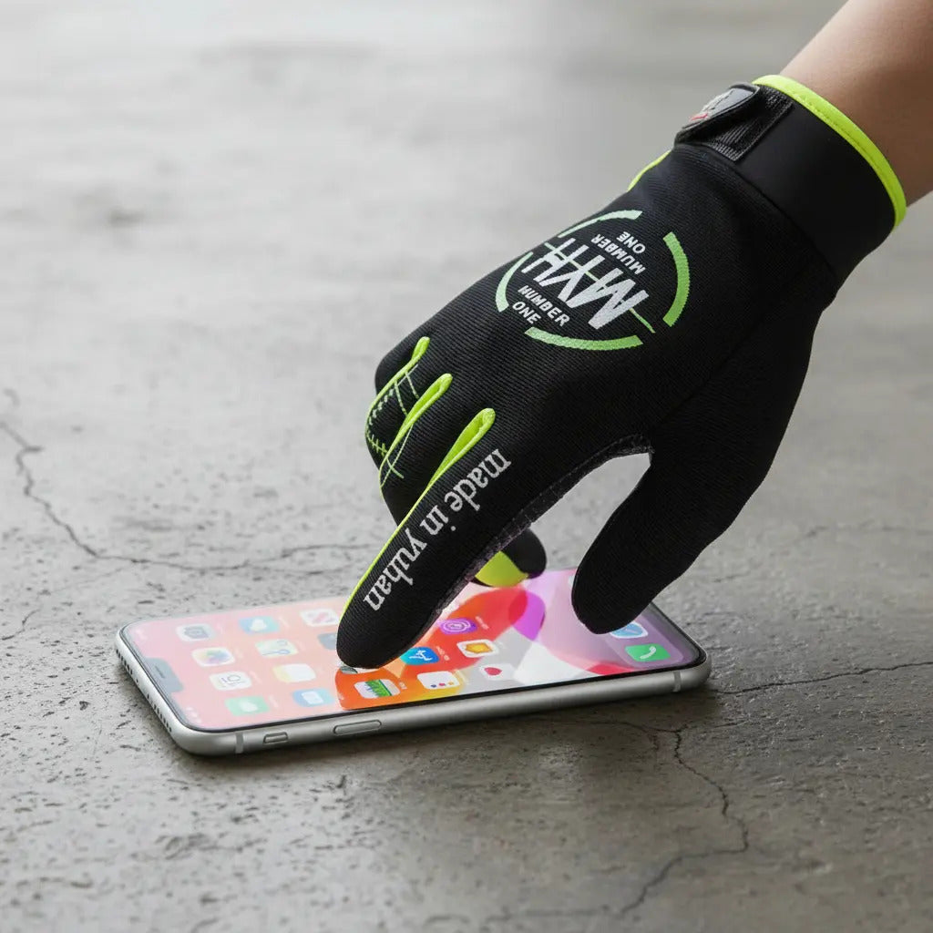 Guantes Ciclismo Táctiles Con Palma Antideslizante Moto