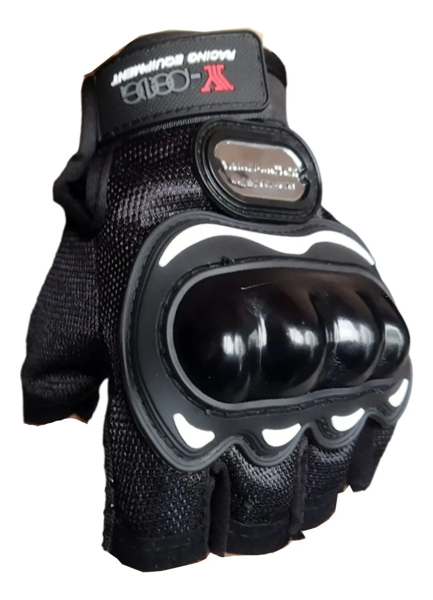 Guantes De Proteccion Medio Dedo Bicicleta Moto