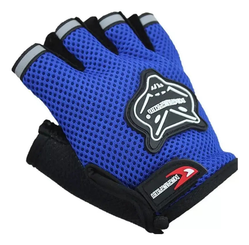Guantes Medio Dedo Knt Moto Ciclismo Gym Pesas