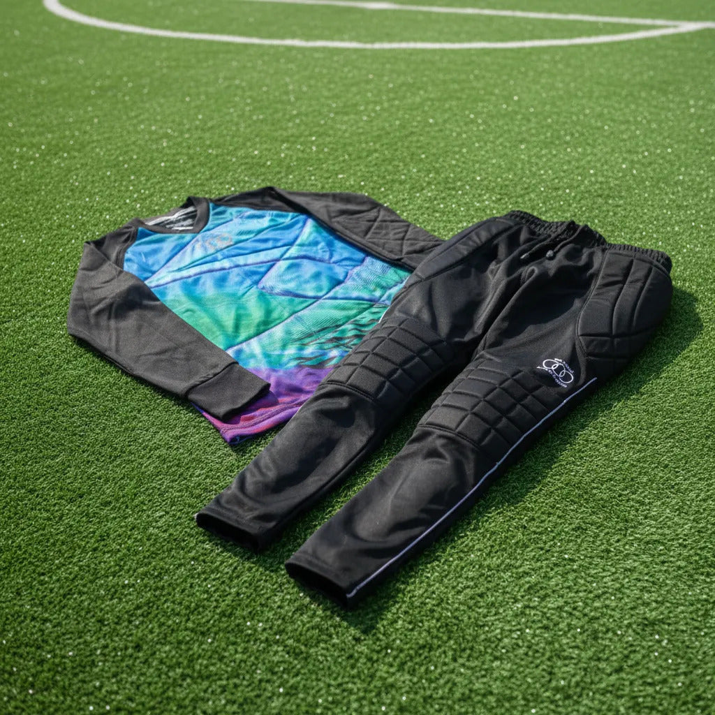 Conjunto Arquero Pantalon Y Buzo Acolchado Portero Uniforme