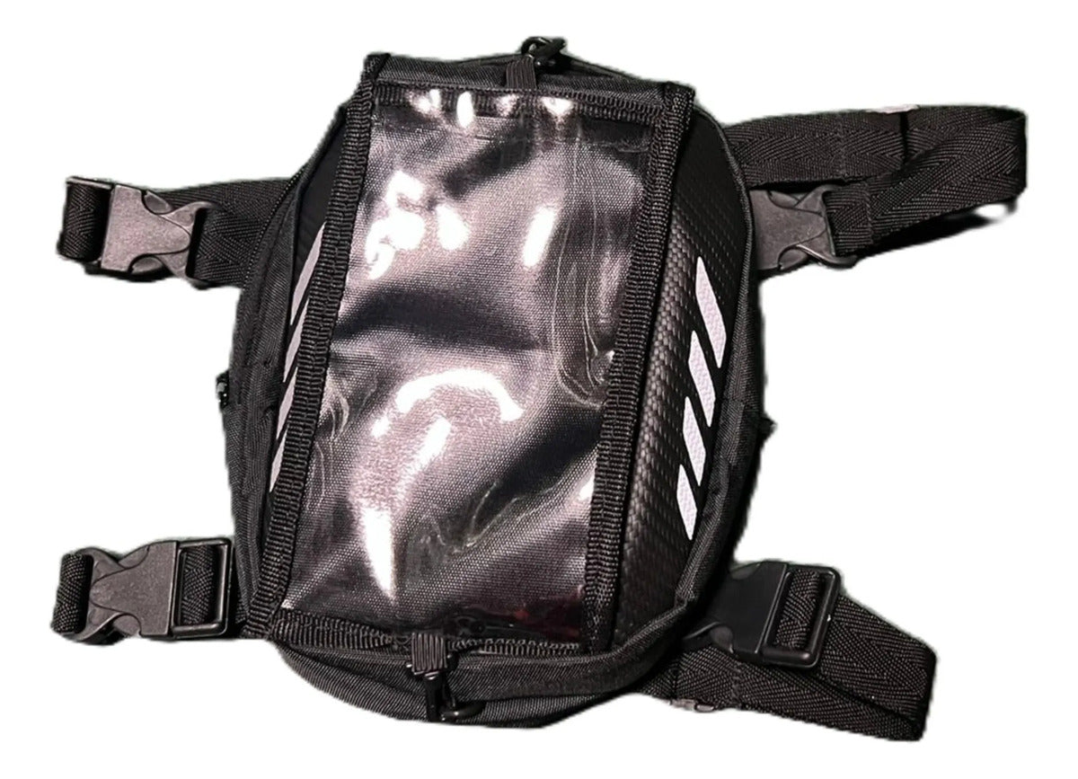 Canguro Piernero Para Motociclista Semi Impermeable Rigido