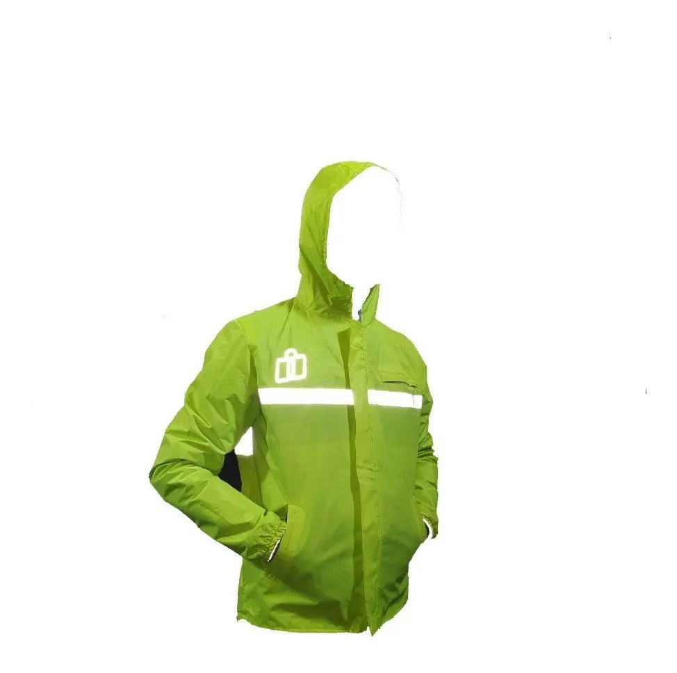 Chaqueta Moto 100% Reflectiva Y Doble Faz Cortavientos