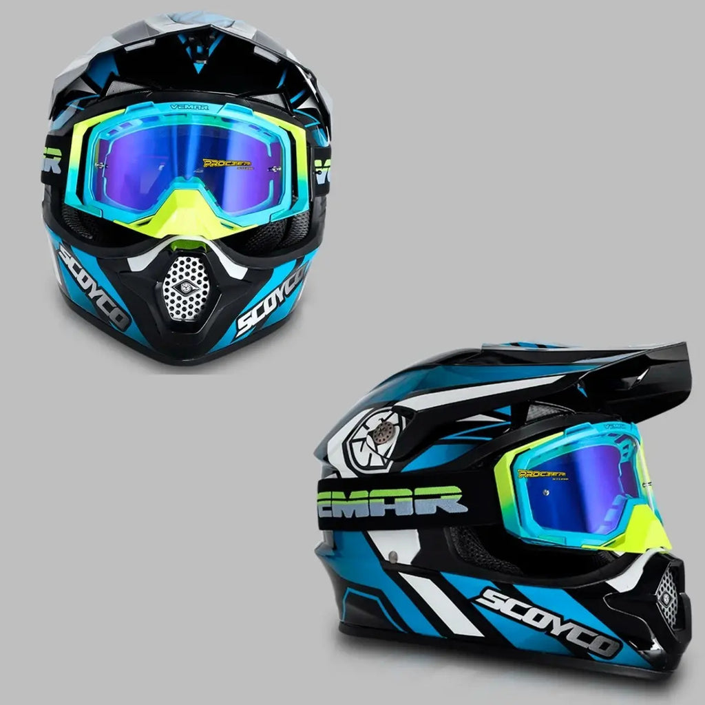 Gafas Vemar Moto Cross Original Funda Y Repuesto