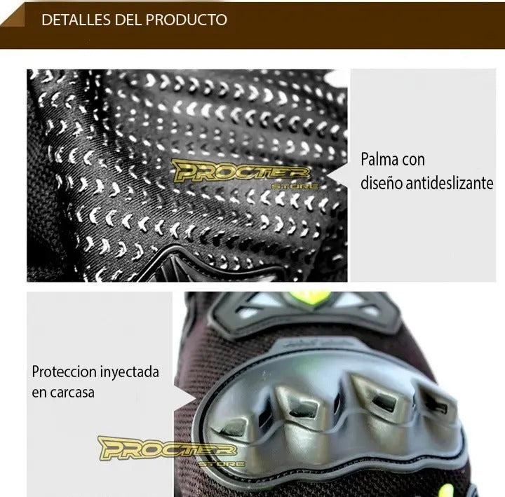 Guantes Protección Moto Scoyco Mc29 Procter