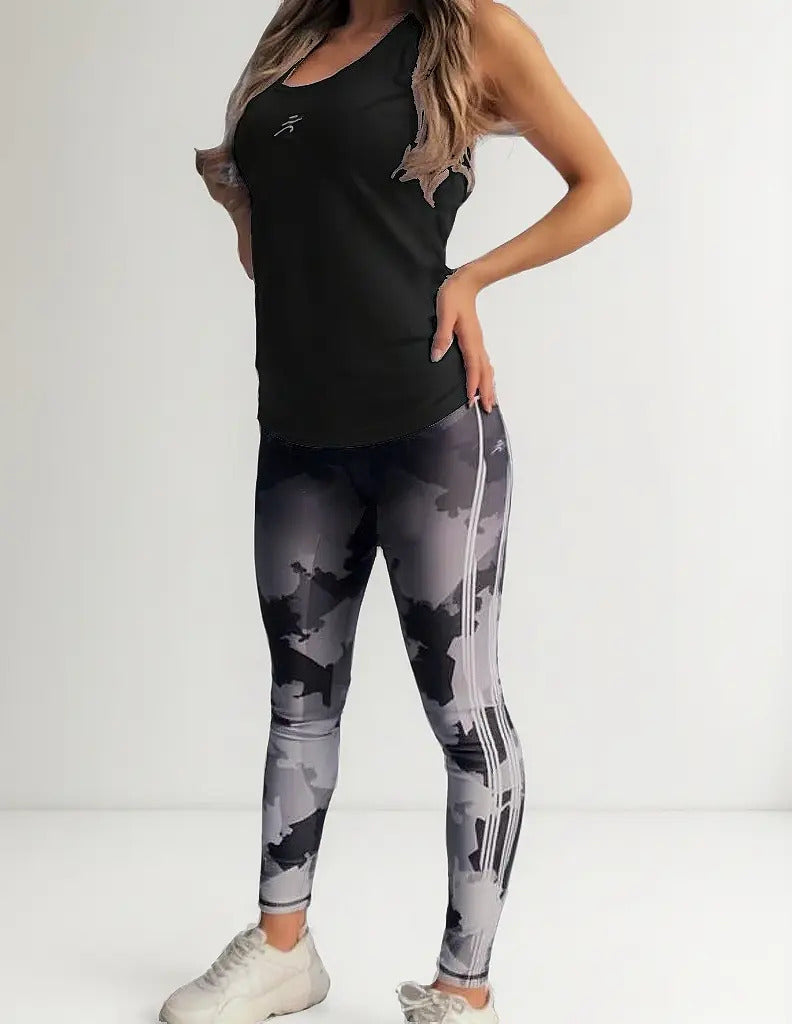 Conjunto Dama Gimnasio Deportes Suplex Sublimada 2 Piezas