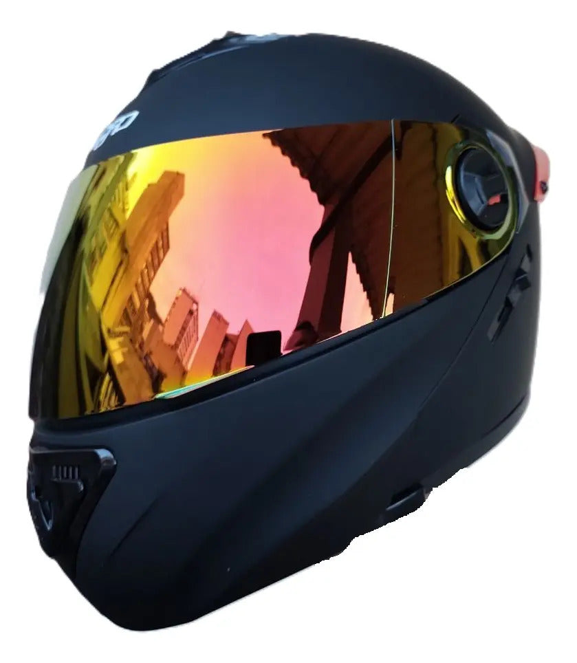Casco Abatible Certificado Mujer Hombre Xecuro Doble Visor