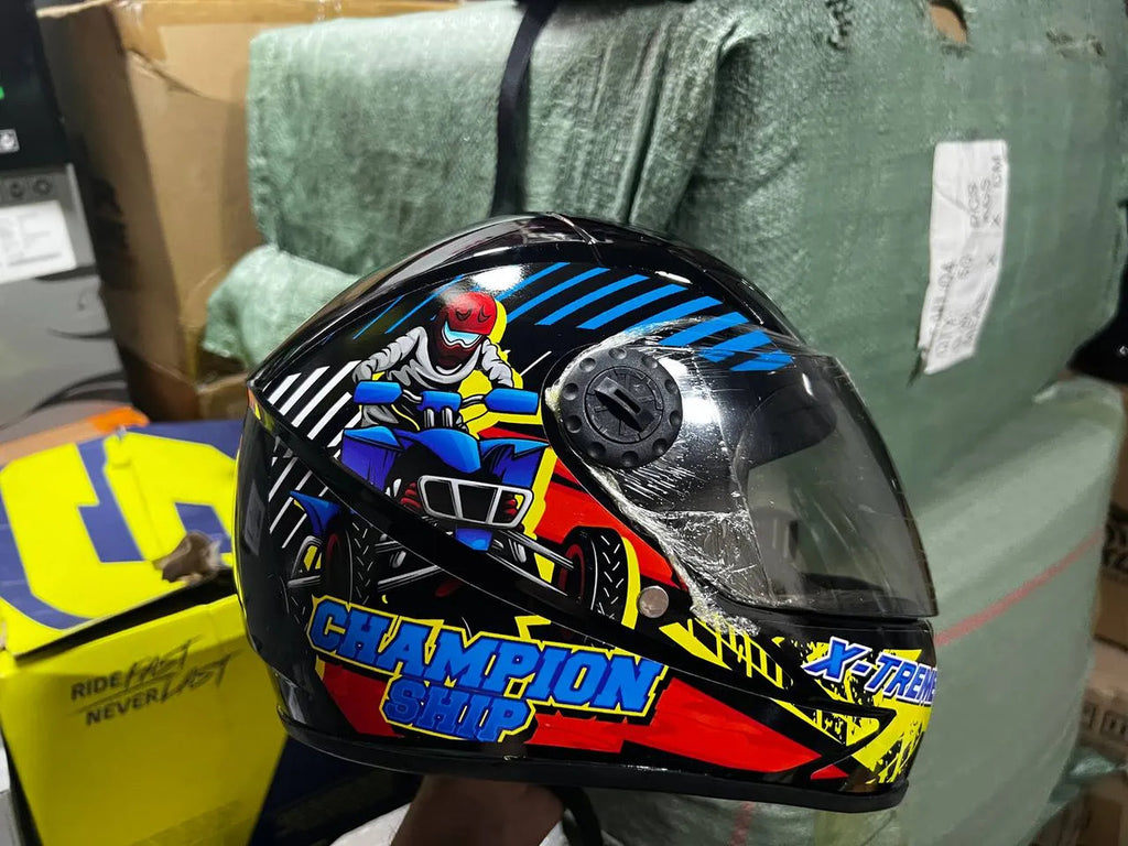 Casco Integral Para Niños Cerrado Kart Bicicleta Deportes