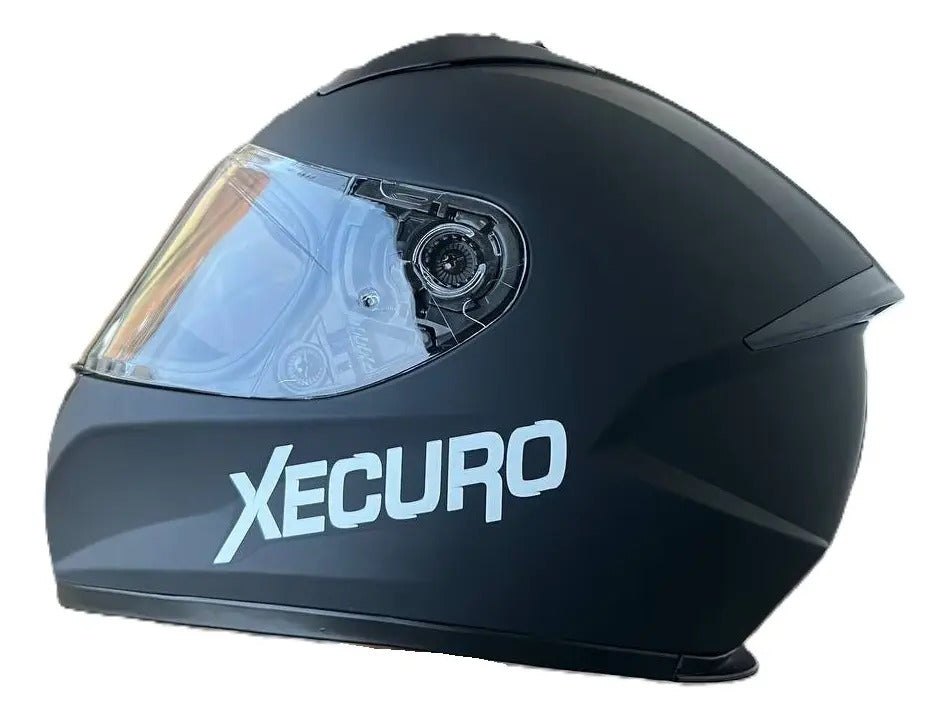 Casco Integral Certificado Negro Xecuro 918