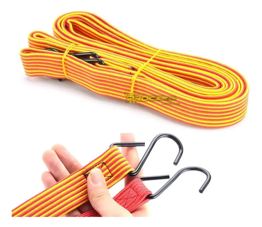 Cuerda Elastica Para Moto Amarre Lazo Elastico Con Gancho