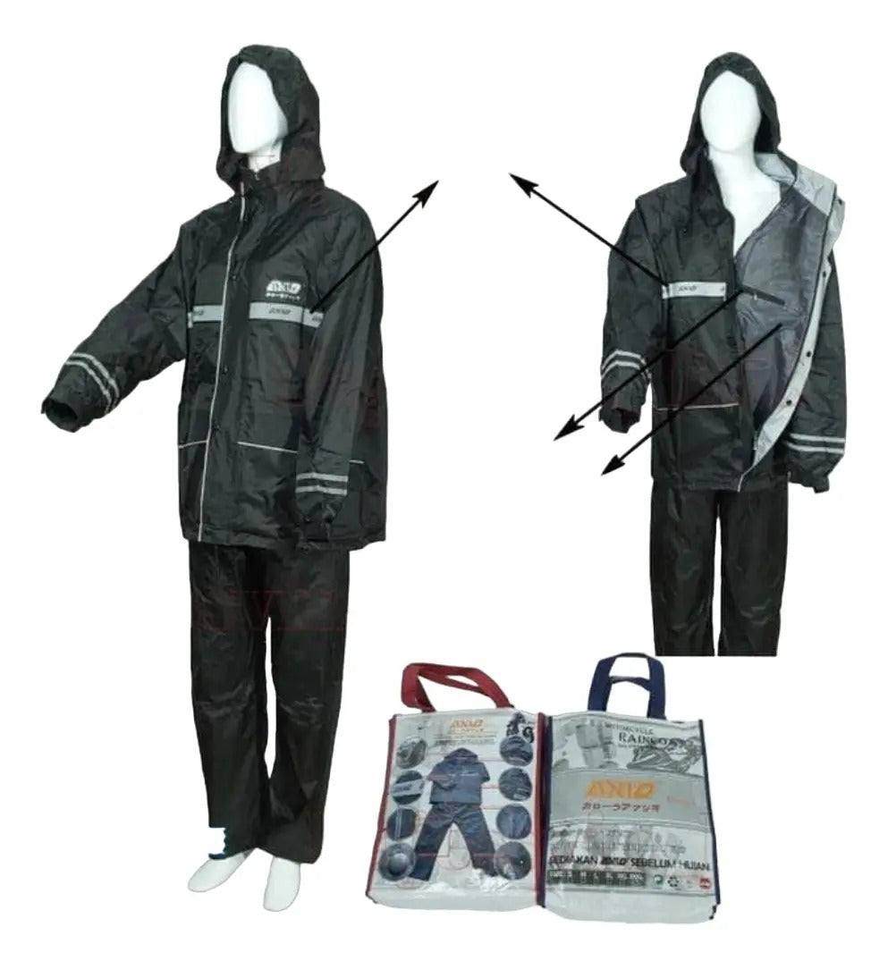 Conjunto Impermeable Sudadera Moto Chaqueta Pantalón Estuche