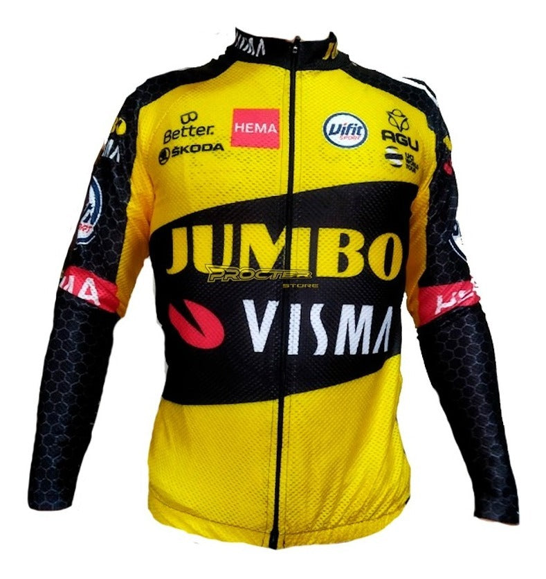 Jersey Ciclismo Maillot Manga Larga Ruta Mtb Colombia Camisa