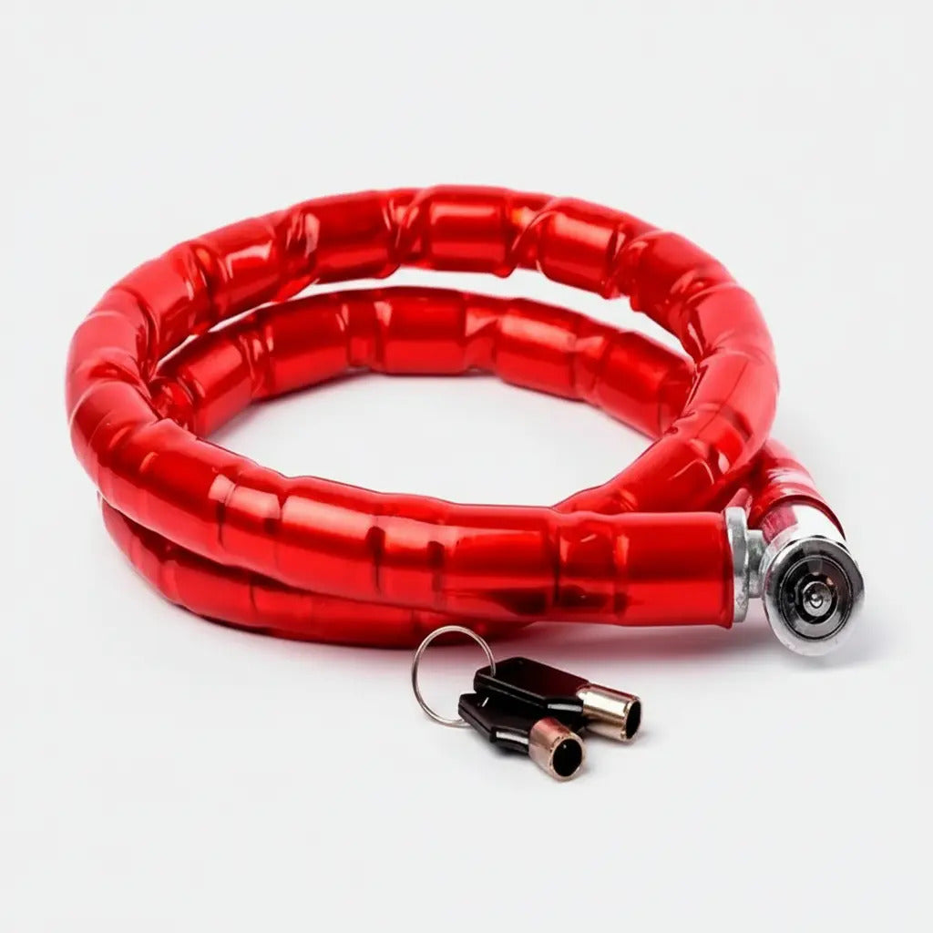 Candado Cadena Gruesa Para Moto Bici Tipo Piton Grande
