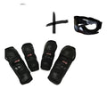 Combo Kit Rodilleras Coderas Proteccion + Gafas Cross