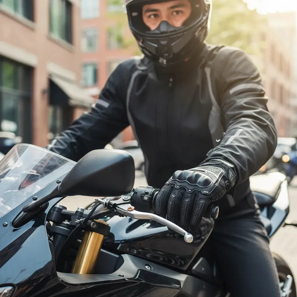 Guantes Tactil Proteccion Nudillos Ciclismo Axio S2 Moto