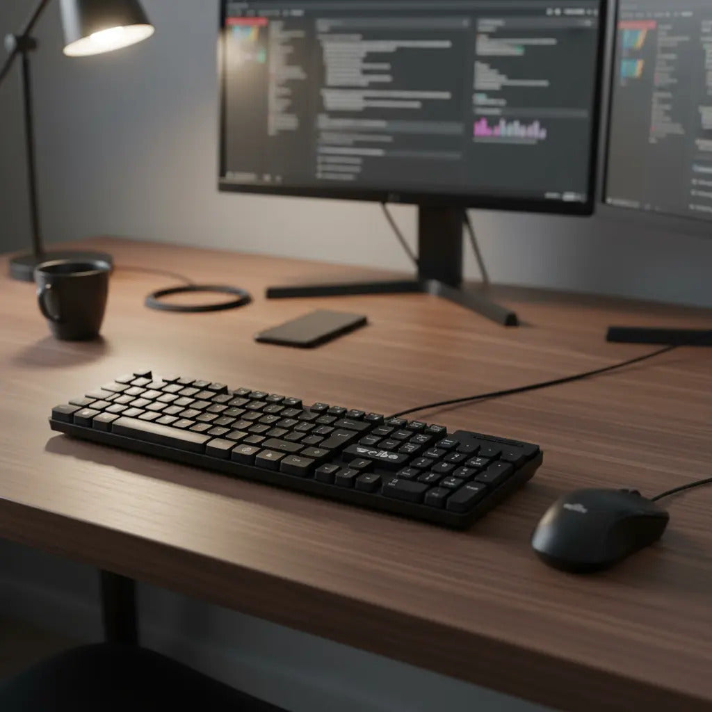 Combo Teclado Y Mouse Usb  Alambrico Weibo Fc-535