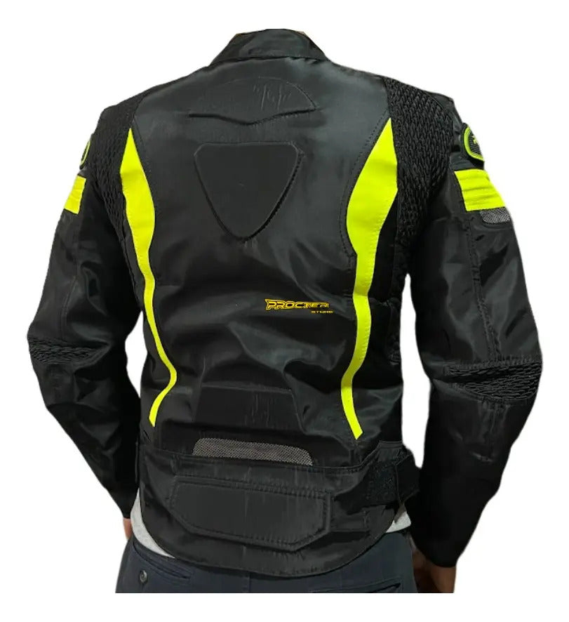 Chaqueta Protecciones Removibles Motociclistas Rainkros
