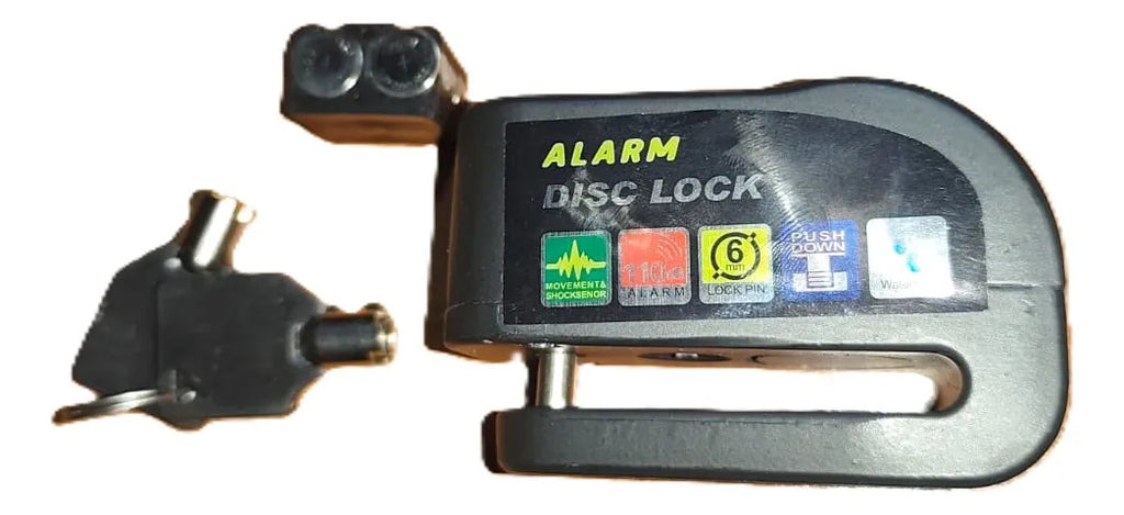 Candado De Alarma Impermeable Para Moto Con Freno De Disco