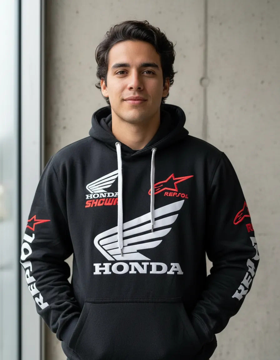 Buzo Hoodie Motero Buzo Con Capota Ktm Pulsar Honda