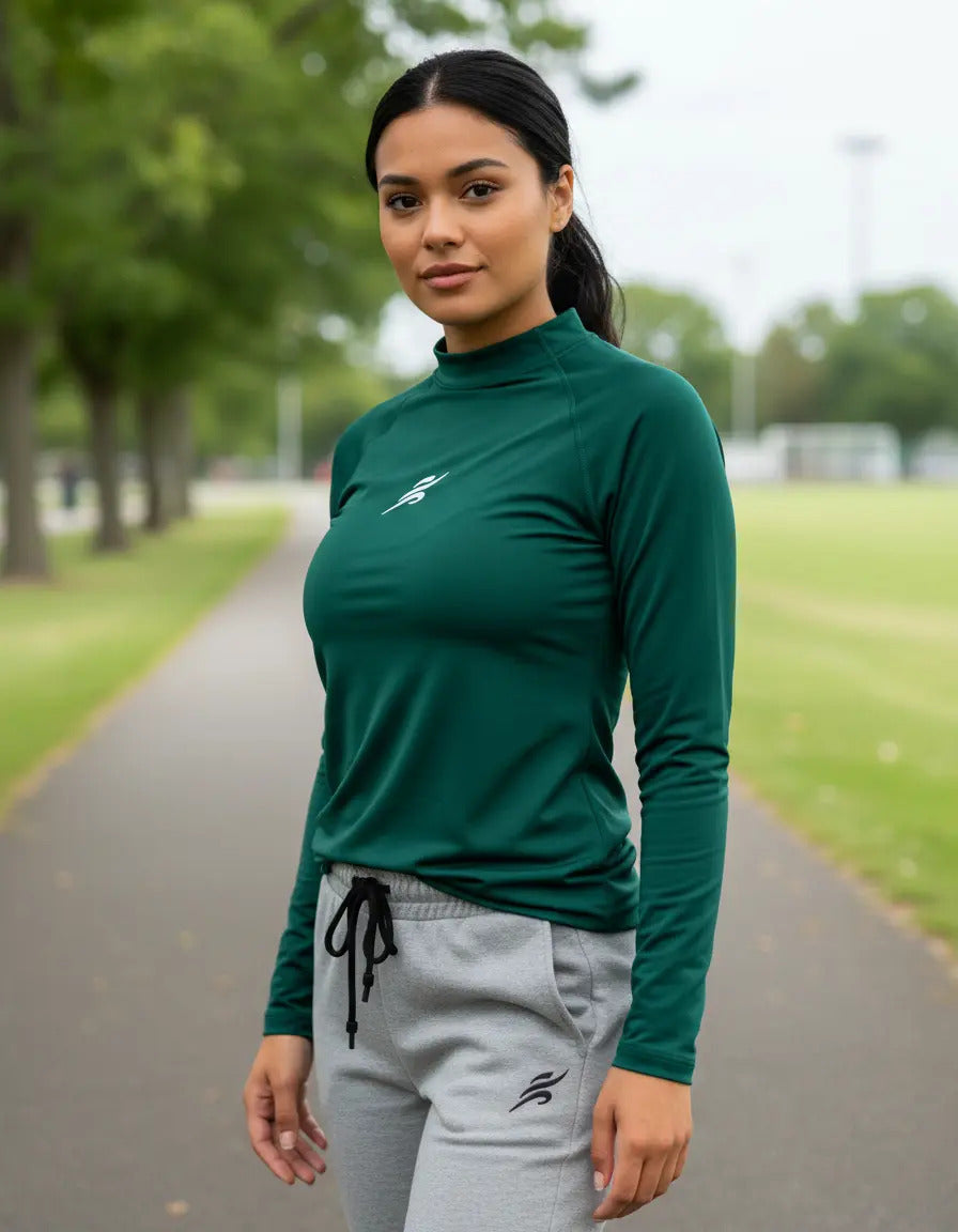 Buzo Fit Deportivo Dama Protección Solar Lycra Compresion