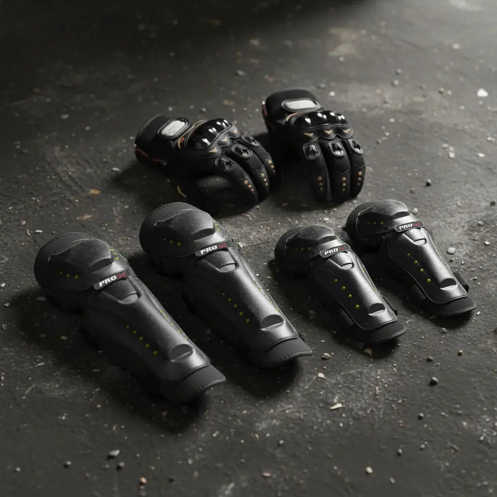 Rodilleras Y Coderas Con Guantes De Protección Tactiles