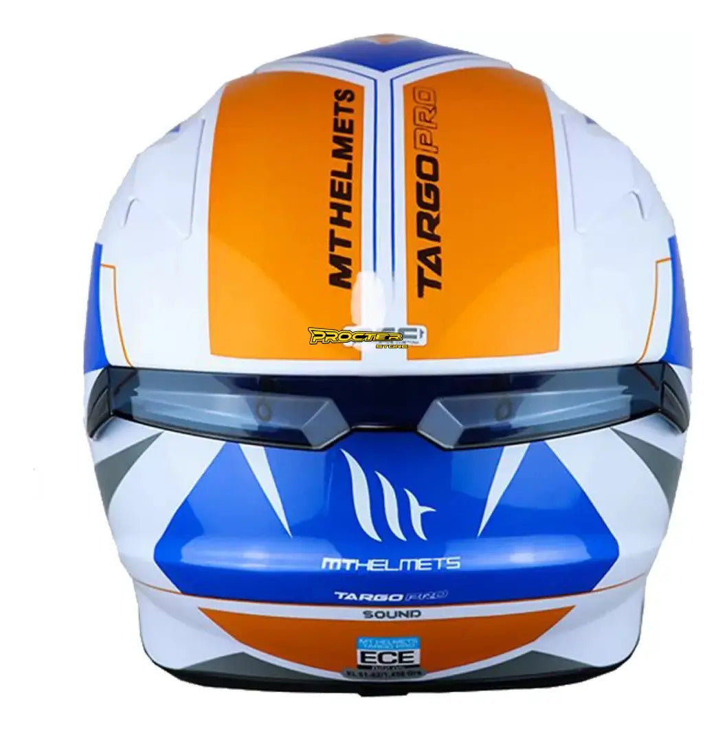Casco Moto Mt Targo Pro Certificado Ece 2205 Deportivo