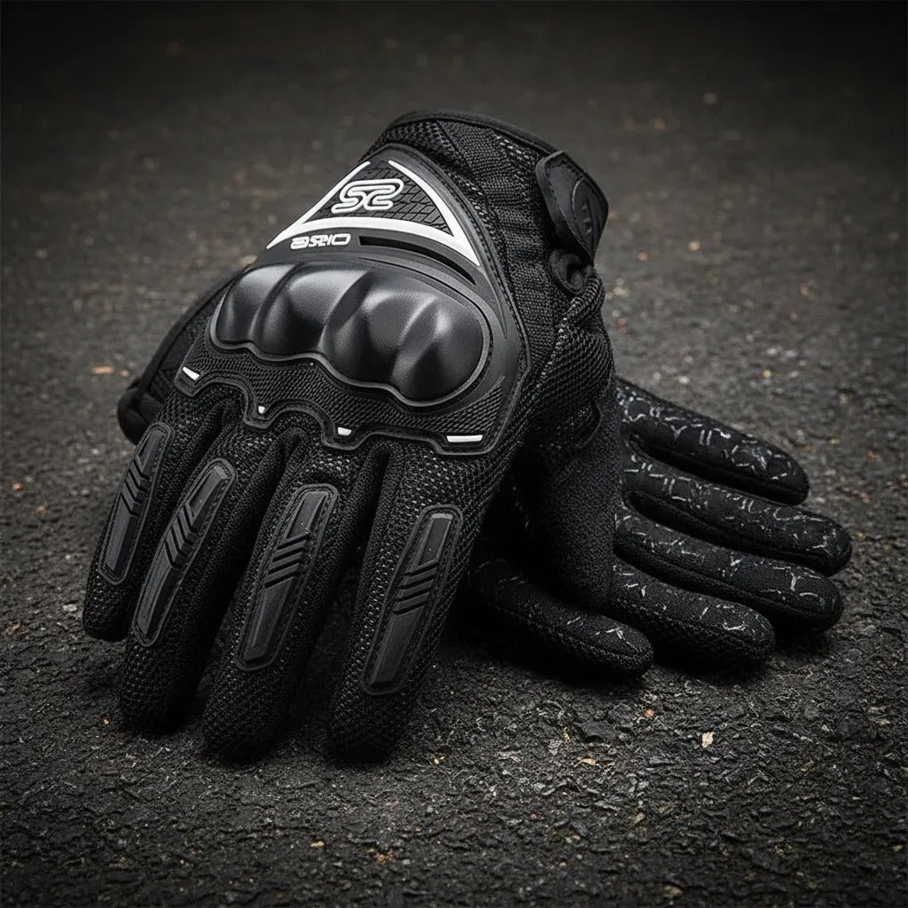 Guantes Tactil Proteccion Nudillos Ciclismo Axio S2 Moto