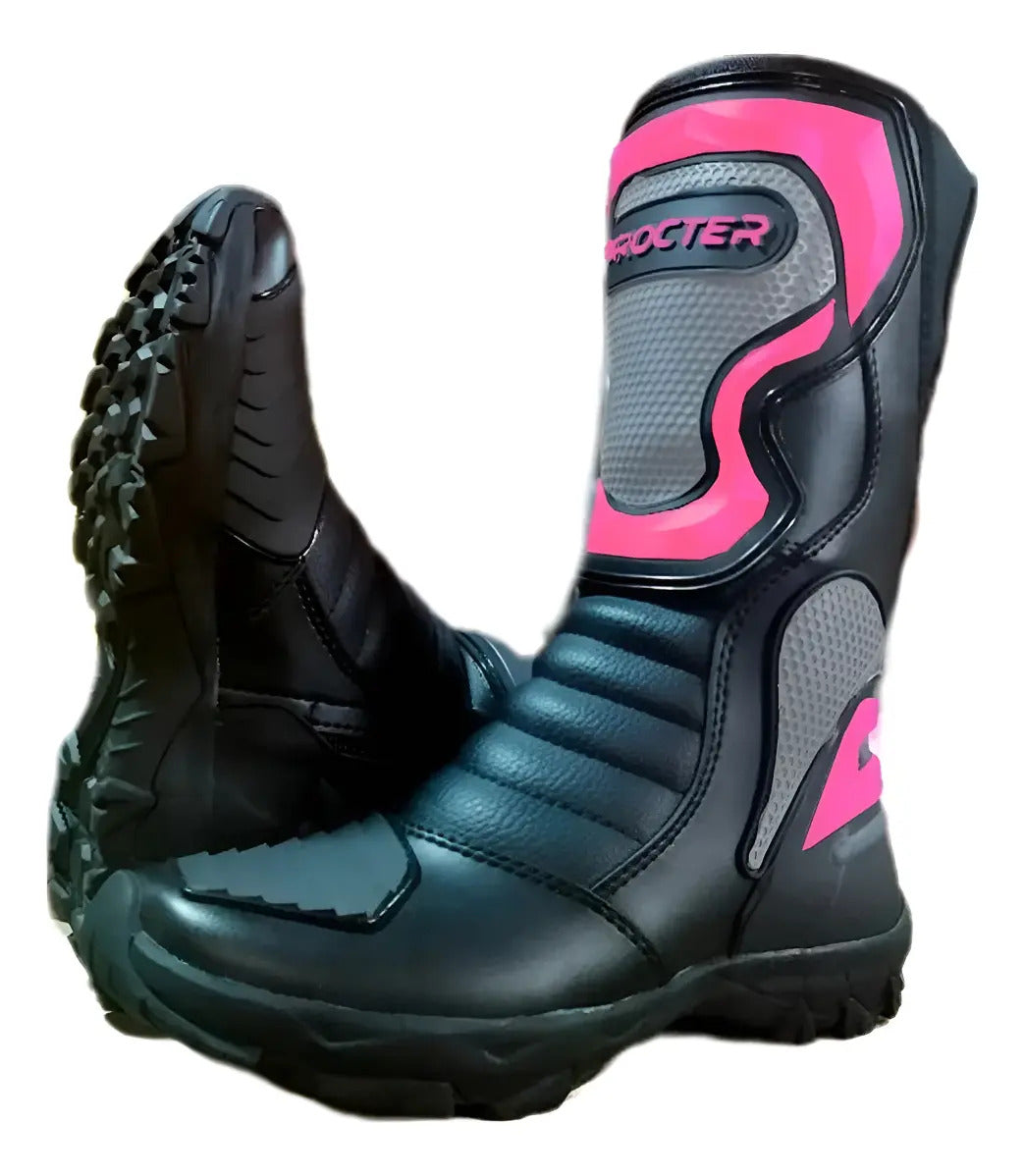 Botas Para Moto Deportiva Protecciones Bota Biker Unisex