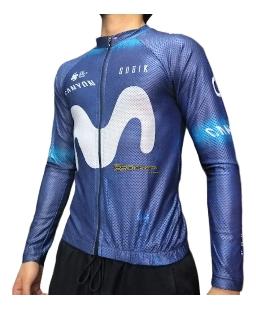 Camisa Camiseta Jersey Ciclismo Manga Larga Ruta Bici Licra