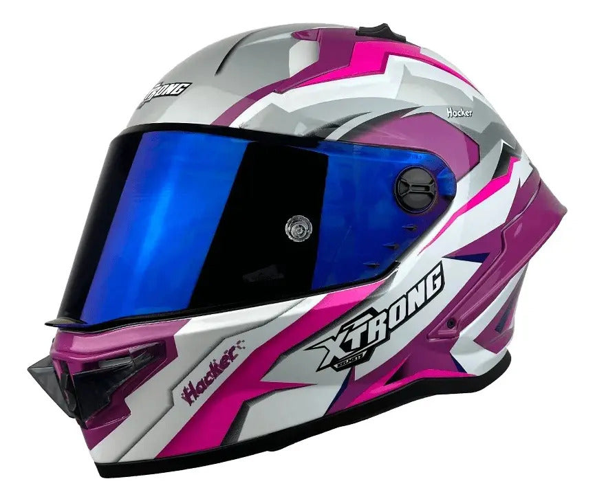 Casco Xtrong Integral Visor Magnetico Deportivo Certificado