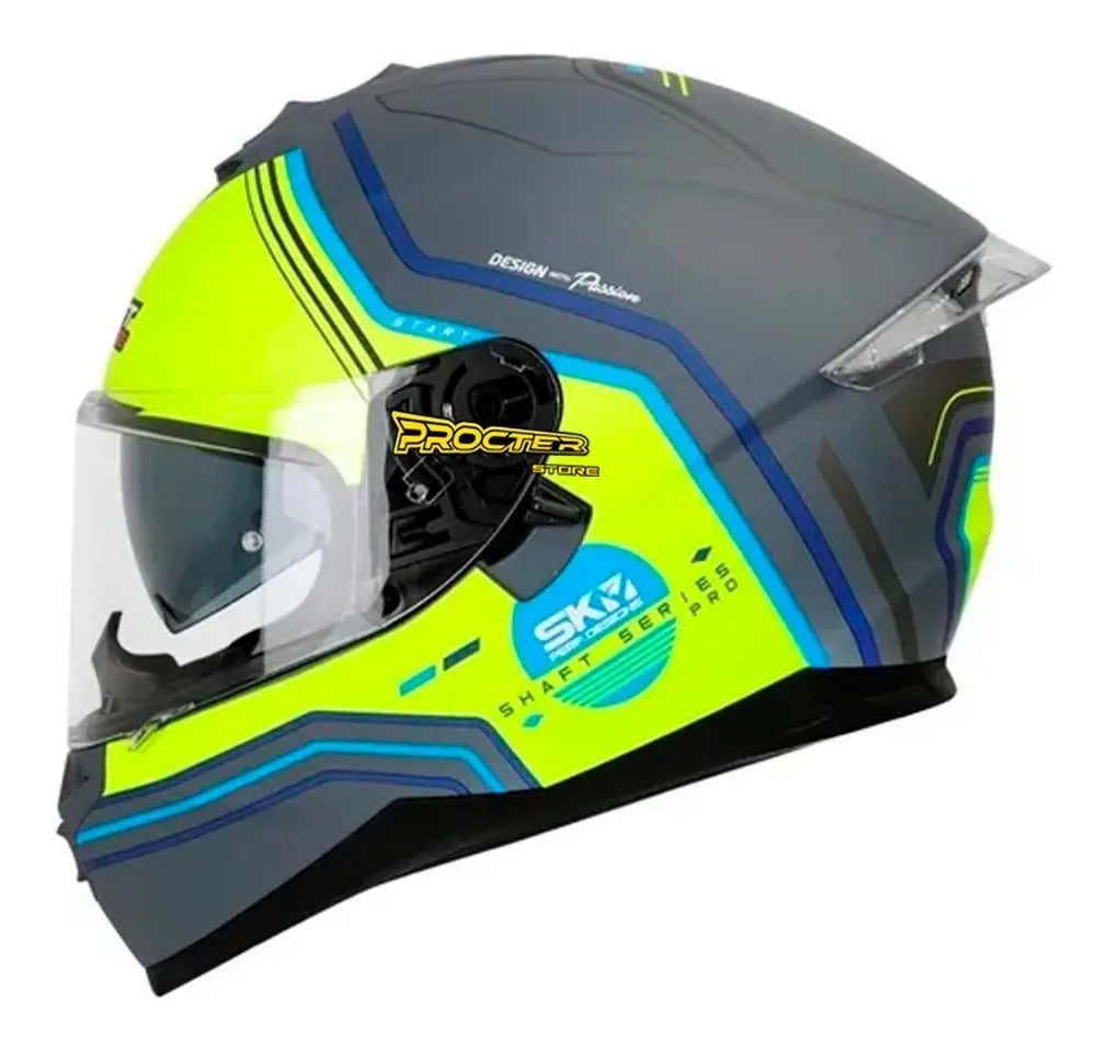 Casco Shaft Pro 600 Dv  + Pelicula Antiempañante