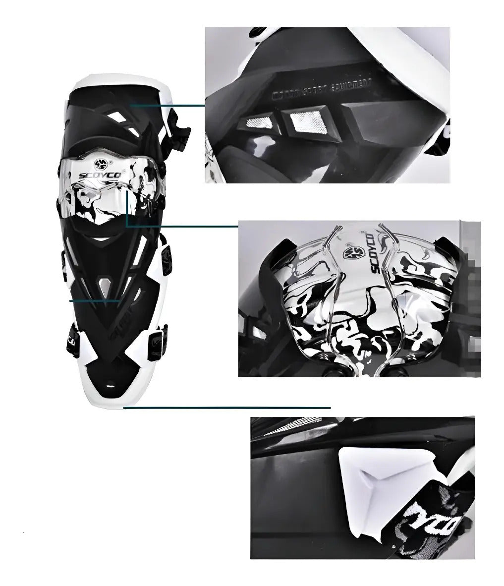 Rodilleras Scoyco K12 Articulada Proteccion Original