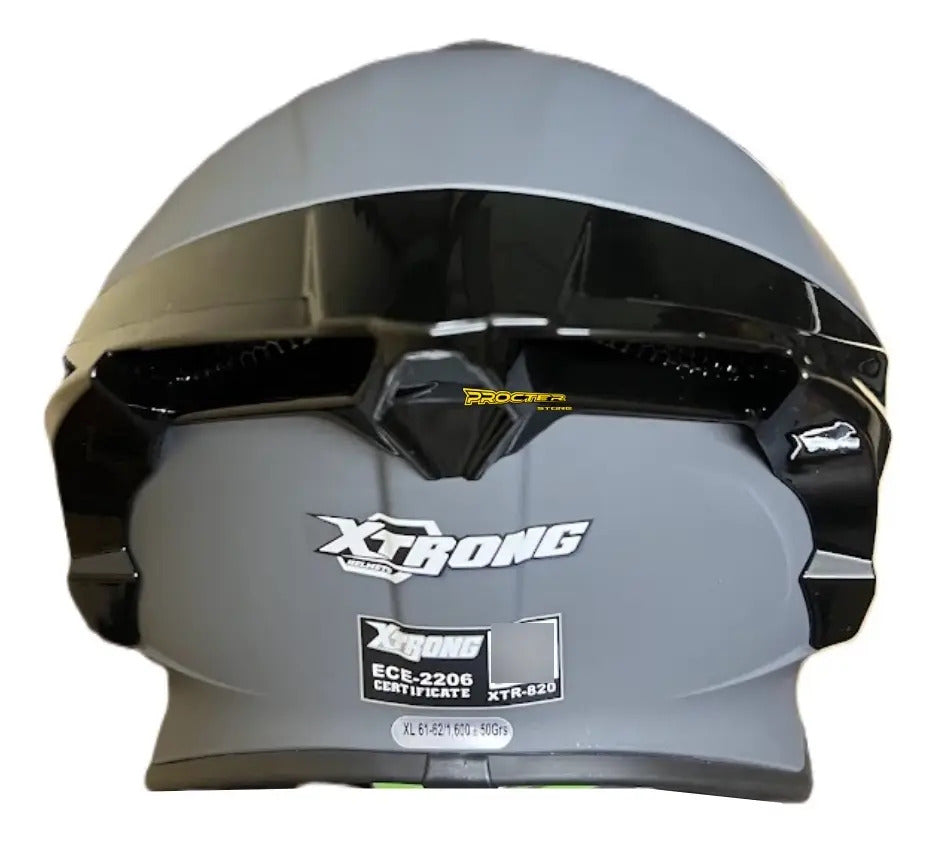 Casco Certificado Integral Xtrong Deportivo Visor Procter