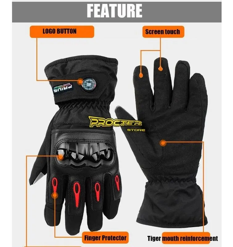 Guantes Moto Termicos Impermeables Y Tactiles