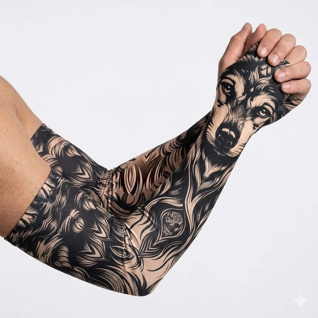Mangas Protectoras Brazos Con Diseño Deportes Conducción