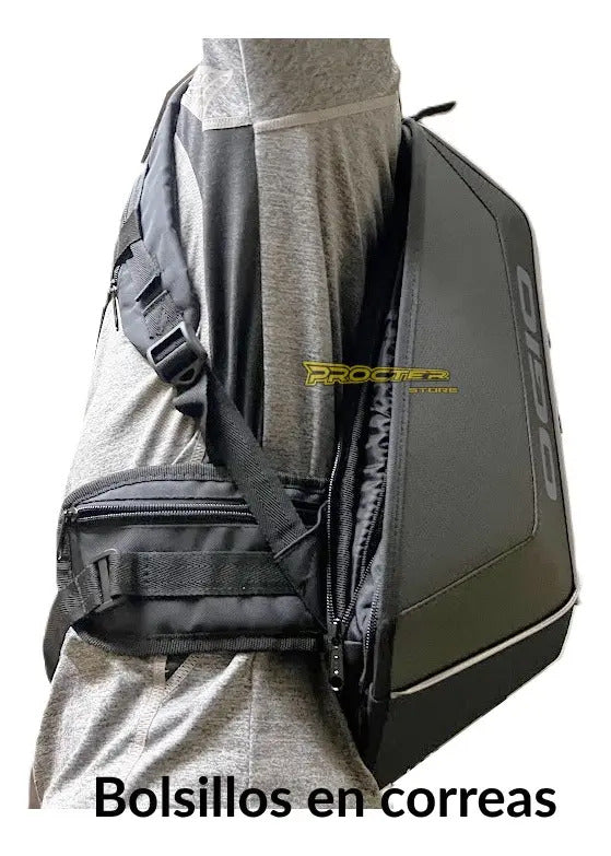 Maleta Rígida Expandible Deluxe Bolsillos Extra En Correas