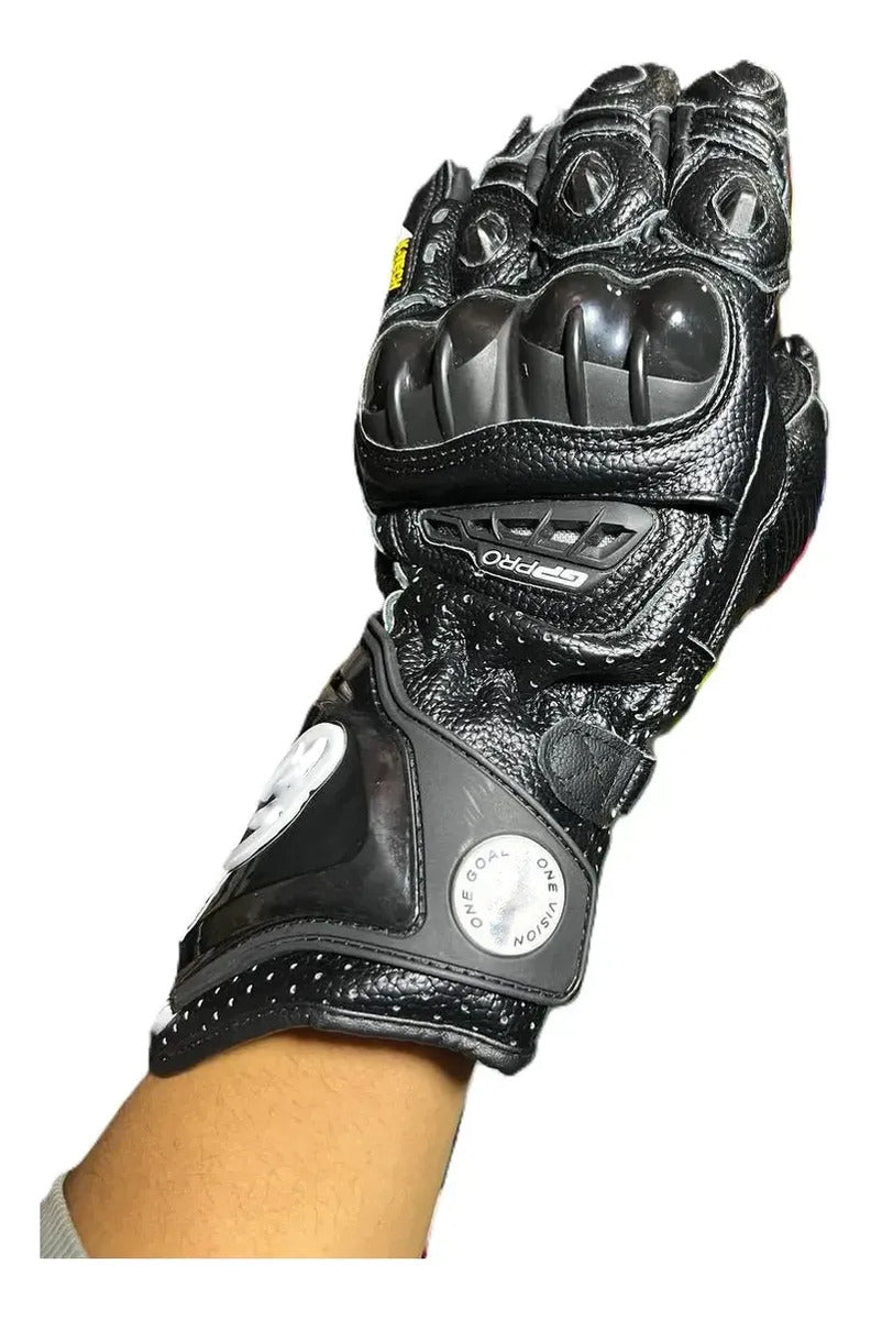 Guantes Cuero Gp Pro Alta Protección Caña Larga Unisex