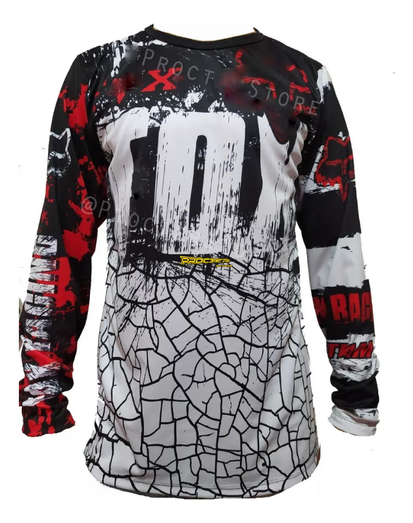 Buzo Manga Larga Mtb Motocross Bicicross Jersey Ciclismo