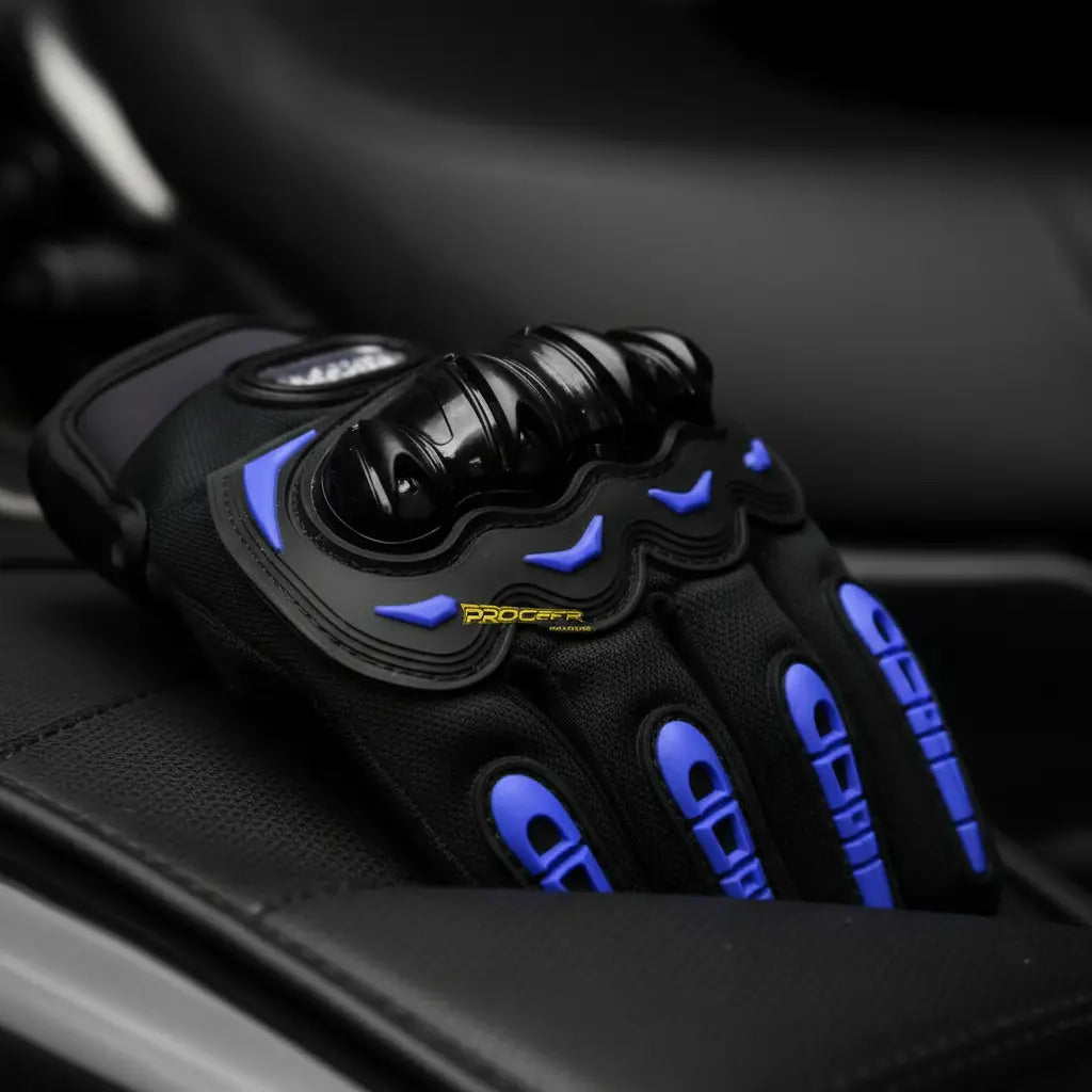 Guantes Protección Nudillos Y Palma Moto Bicicleta Promo